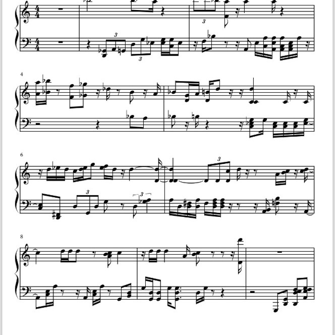 Stuhi VII'' Partitura               Stuhi VII'' Music Sheet