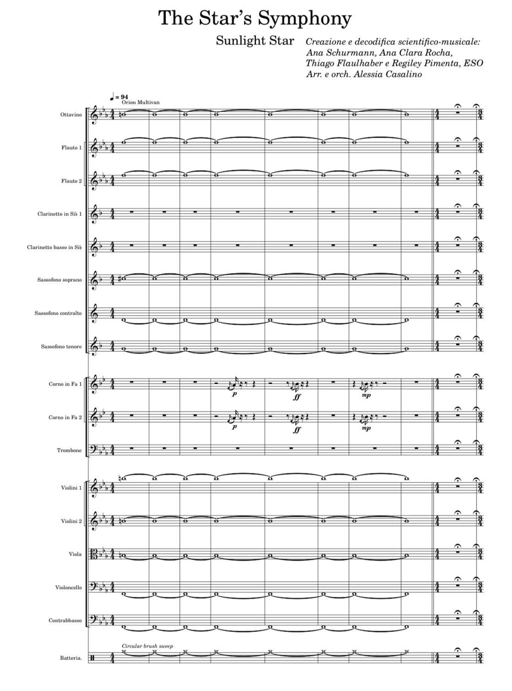 The Star's Symphony (Orchestral)
